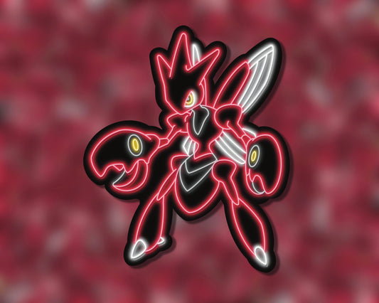 Neon Scizor | Pokemon Stickers