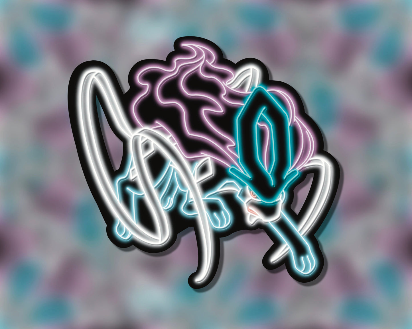 Neon Suicune | Pokemon Stickers