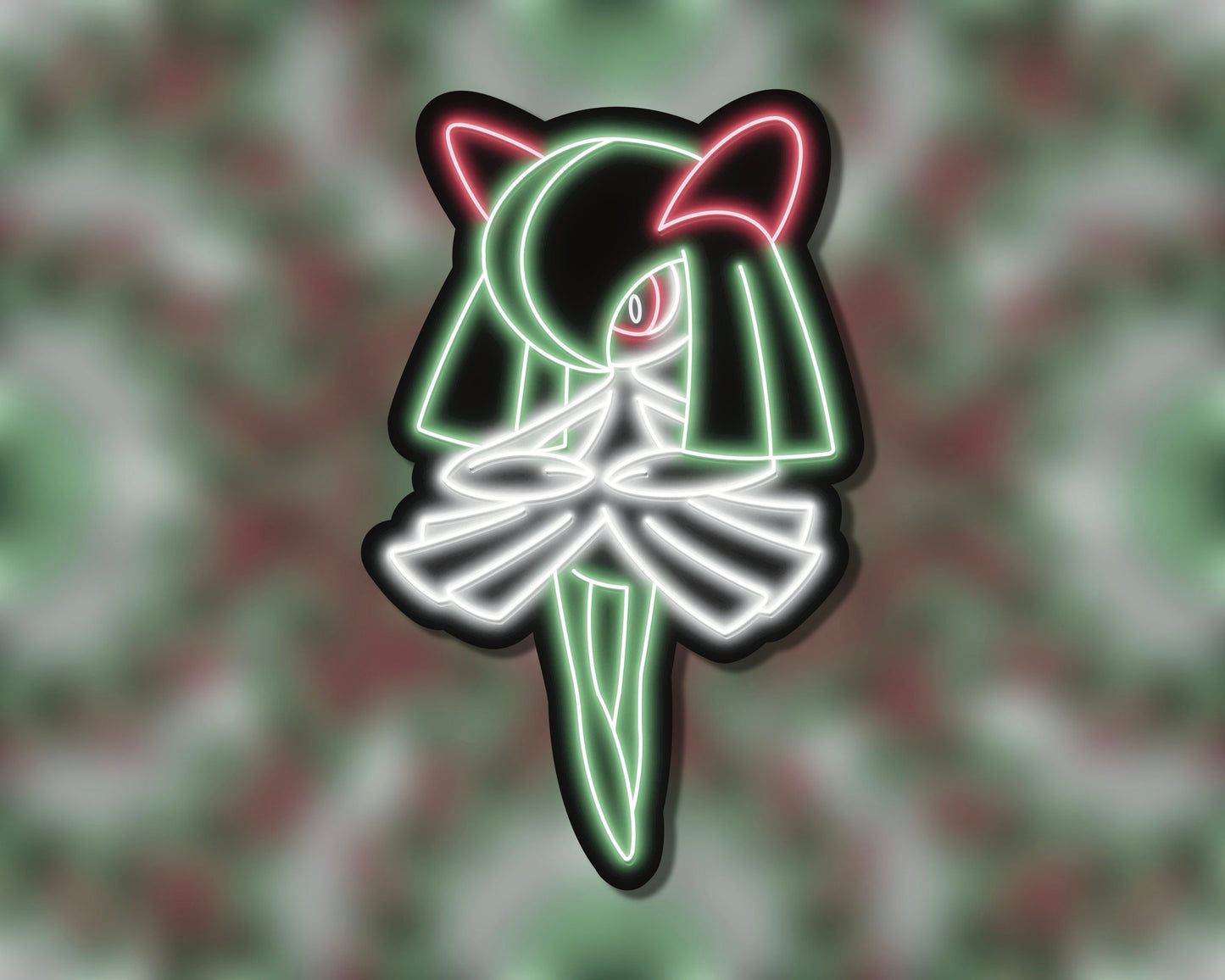 Neon Kirlia | Pokemon Stickers