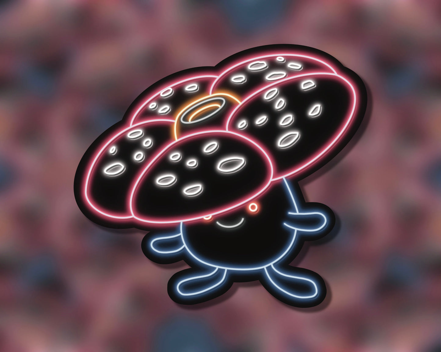 Neon Vileplume | Pokemon Stickers