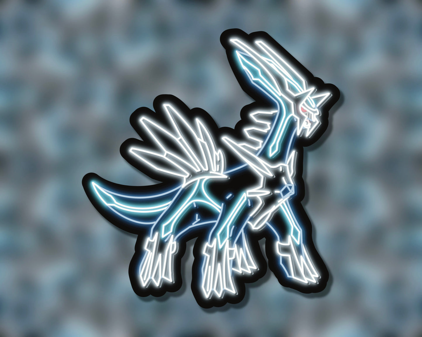 Neon Dialga | Pokemon Stickers