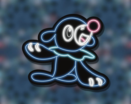 Neon Popplio | Pokemon Stickers