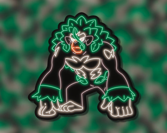 Neon Rillaboom | Pokemon Stickers